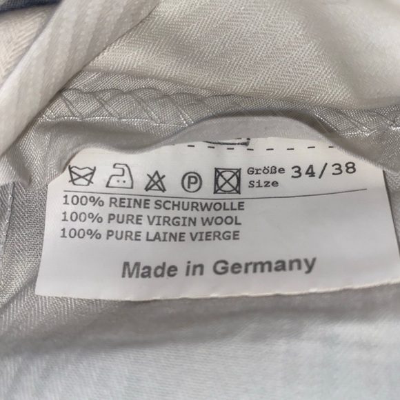 Hiltl 100% Virgin Wool Plaid Dress Pants Men’s Size 34/38- 29inch inseam - Picture 9 of 9